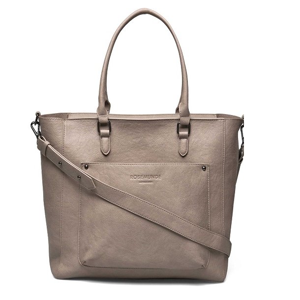 Rosemunde RBAndora Shopper med Clutch Grey/Black Oxid B0256-6688