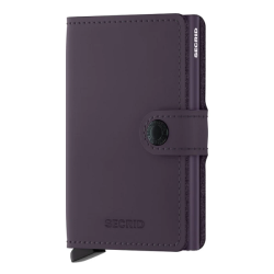 SECRID RFID Miniwallet Matte Kreditkortholder MM-Dark Purple