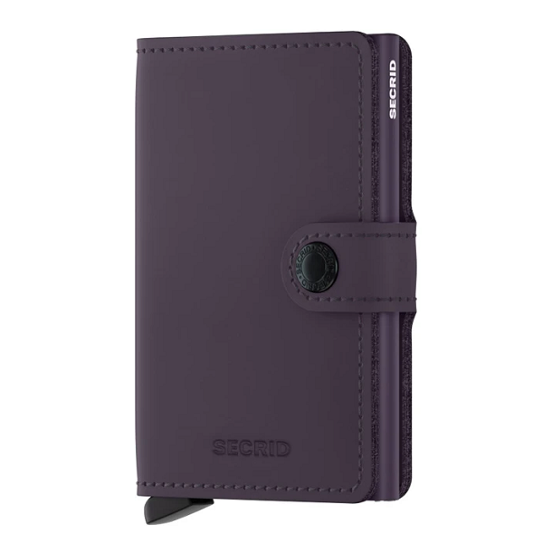 SECRID RFID Miniwallet Matte Kreditkortholder MM-Dark Purple