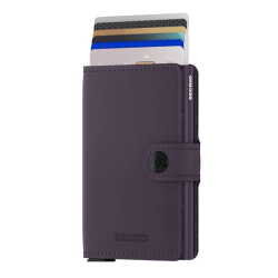 SECRID RFID Miniwallet Matte Kreditkortholder MM-Dark Purple