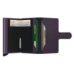 SECRID RFID Miniwallet Matte Kreditkortholder MM-Dark Purple