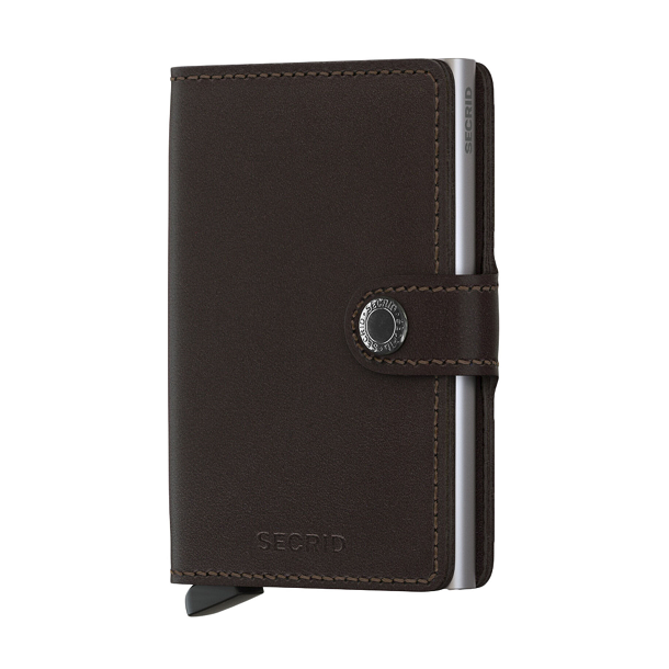 SECRID RFID Miniwallet Original Kreditkortholder M-Dark Brown