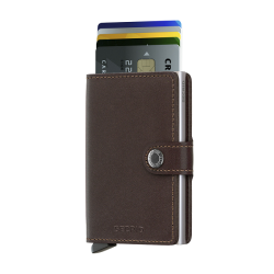 SECRID RFID Miniwallet Original Kreditkortholder Dark Brown