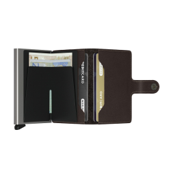 SECRID RFID Miniwallet Original Kreditkortholder Dark Brown