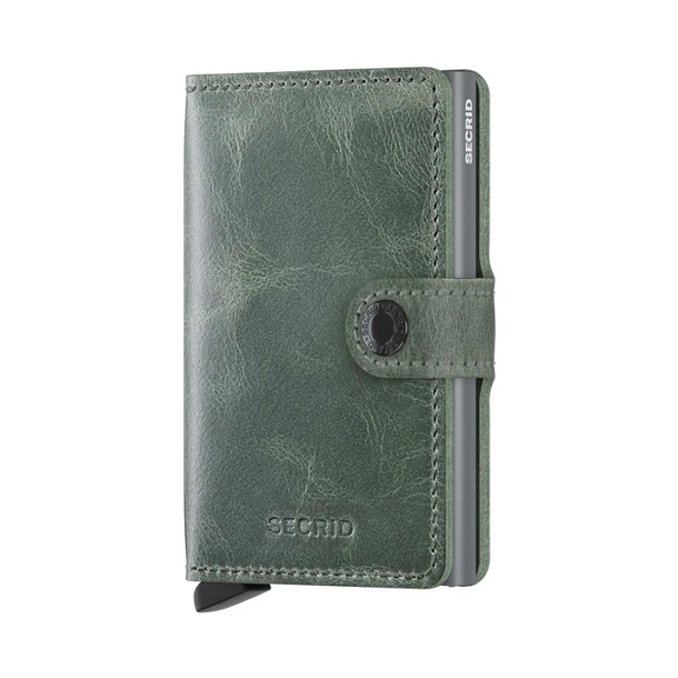 SECRID RFID Miniwallet Vintage Kreditkortholder MV-Sage