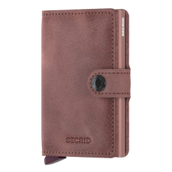 SECRID RFID Miniwallet Vintage Kreditkortholder Mauve