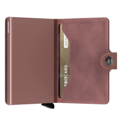 SECRID RFID Miniwallet Vintage Kreditkortholder Mauve