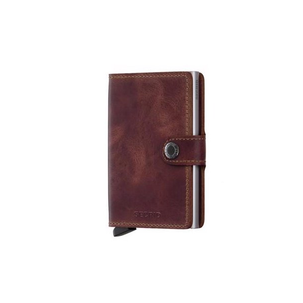 SECRID RFID Miniwallet Vintage Kreditkortholder MV-Brown