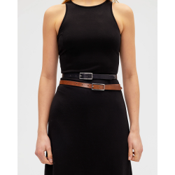 Saddler Averno Vendbart Lderblte Sort/Cognac