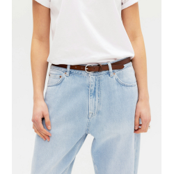 Saddler Esbjerg Smalt Lderblte Brun