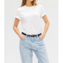 Saddler Esbjerg Smalt Lderblte Sort