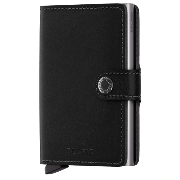 Secrid Miniwallet Original Black – sort kortholder forside