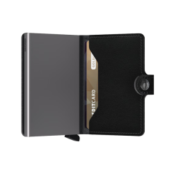 Secrid Miniwallet Original Black – ben med kort i Cardprotector