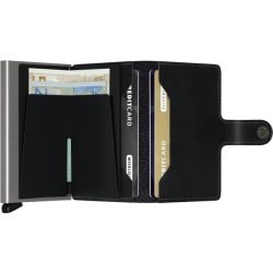 Secrid Miniwallet Original Black – indvendig med plads til kort og sedler