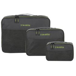 Travelite ACCESSOIRES Cube St m. 3 Pakke Tasker Antracite