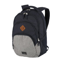 Travelite Basics Melange Rygsk 15" Navy/Gr