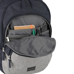 Travelite Basics Melange Rygsk 15" Navy/Gr