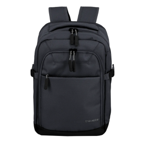 travelite kick off kabinerygsk sort 40 cm – front