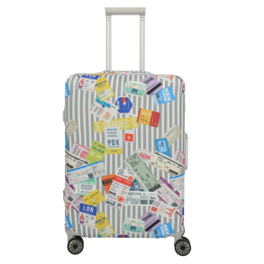 Travelite Kuffertcover M 64 cm - 71 cm Multi Color/ Tickets 000316-97