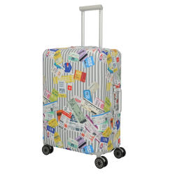 Travelite Kuffertcover M 64 cm - 71 cm Multi Color/ Tickets 000316-97