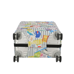 Travelite Kuffertcover M 64 cm - 71 cm Multi Color/ Tickets 000316-97