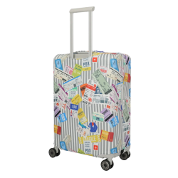 Travelite Kuffertcover M 64 cm - 71 cm Multi Color/ Tickets 000316-97
