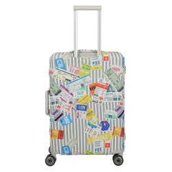 Travelite Kuffertcover M 64 cm - 71 cm Multi Color/ Tickets 000316-97