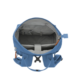 Travelite Basics rygsk med rollup i Denim