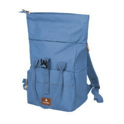 Travelite Basics rygsk med rollup i Denim