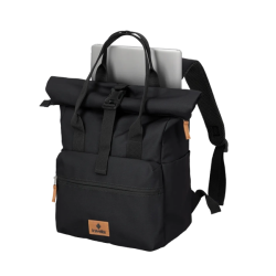 Travelite Basics rygsk med rollup i Sort