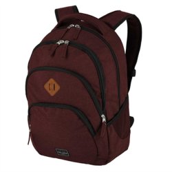 Travelite Basics Melange Rygsk 15" Bordeaux 