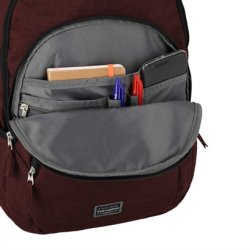 Travelite Basics Melange Rygsk 15" Bordeaux 
