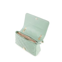 Valentine Ocarina Skuldertaske Quilt Salvia Gr�n