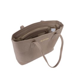 Valentino Pansy Shopper Taupe Kunstl�der