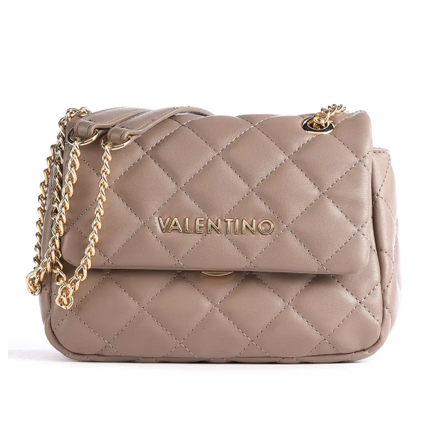 Valentino Ocarina Crossbody Taupe Kunstlder