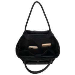 �ben Charm London Lyon sort businessbag med indvendige lommer til mobiltelefon, pung og andre sm�ting.