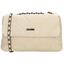 Charm Hollywood Skuldertaske Beige