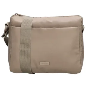 Beagles skuldertaske beige set forfra