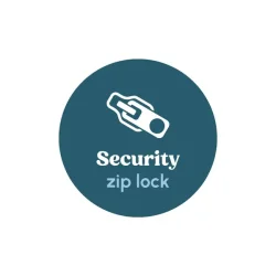 Security zip lock funktion p� Beagles Duomo skuldertaske