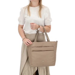 Beagles shopper taupe p� model