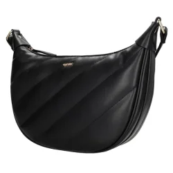 Charm London Via Dante skuldertaske sort skr� vinkel