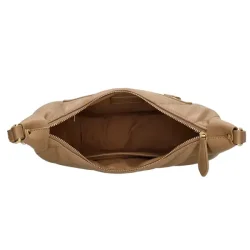 Charm London Via Dante skuldertaske taupe �bent hovedrum