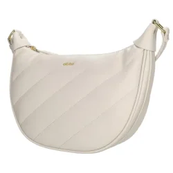 Charm London Via Dante skuldertaske beige skr� vinkel