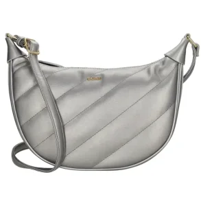 Charm London Via Dante skuldertaske s�lv set forfra