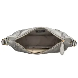 Charm London Via Dante skuldertaske s�lv indvendigt med mobil og sm�ting