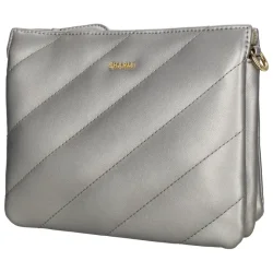 Charm London Via Dante skuldertaske s�lv skr� vinkel