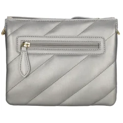 Charm London Via Dante skuldertaske s�lv bagfra