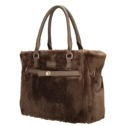 Charm London Alaska shopper brun teddy skr�t forfra