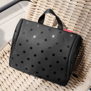Reisenthel Toilettaske Glossy Dots Black