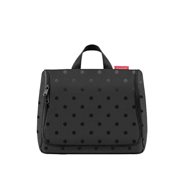 Reisenthel XL Toilettaske Glossy Dots Black